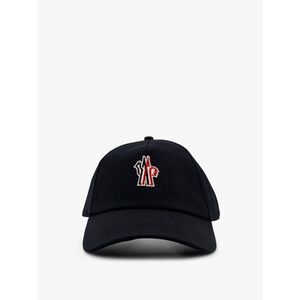 Moncler Grenoble Men Cappello In Cotone Con Patch Logo Frontale